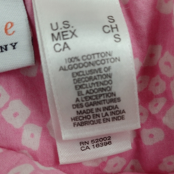 Liz Claiborne Pink and White A-Line Skirt Size (S) - Picture 4 of 14